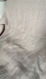 Work across the body of the kurta piece