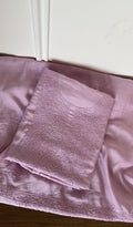 Hafiza — Lilac Muslin Chikankari 3 Pc Unstitched Suit Set