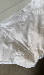 Gala and front placket, fine chikankari with haath ki jaali