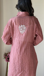 Dusty Rose co-ord set, close view