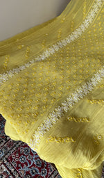Load image into Gallery viewer, Gala worked in fine chikankari