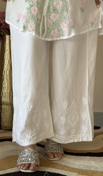White palazzo on the model