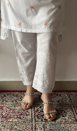 Bahira — White Cotton Chikankari Stitched Kurti — detail 18