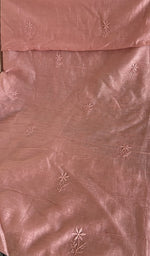 Close view of the onion pink kurta fabric