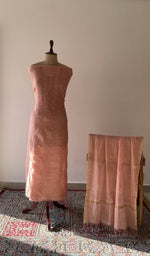 The set on the mannequin with its dupatta beside it