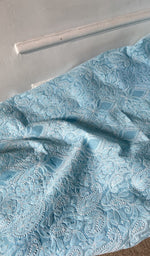 gala and front panel, fine jaaldar chikankari with haath ki jaali