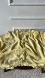 bottom laid out, yellow cotton