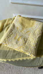 jaali and motif detail, yellow cotton