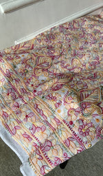 gala and front panel, fine jaaldar chikankari with haath ki jaali