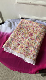 jaali and motif detail, white cotton
