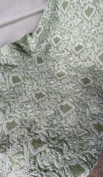 gala and front panel, fine jaaldar chikankari with haath ki jaali
