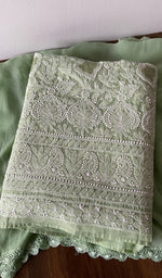The folded set again, gala and placket in view