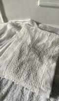 Tripty — Off White Pure Mul Chanderi Chikankari 2 Pc Semi-Stitched Anarkali Suit Set