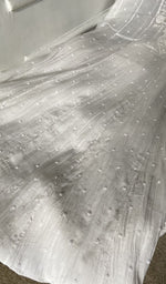 Gala and front placket, fine chikankari on neck and allover sleeve with beautiful be
