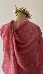 The pallu spread out