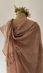 The pallu spread out