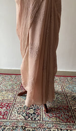 The drape from the back