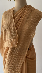 The drape from the back