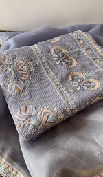 The folded set again, gala and placket in view