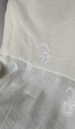 Another look at the set, fine chikankari with paisley motifs