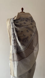 The drape from the back