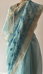 Close on the body of the saree