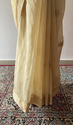 The drape from the back