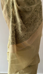 Close on the body of the saree