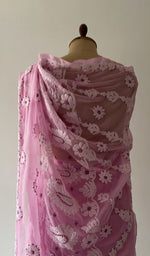 Close on the body of the saree