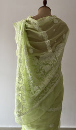 Close on the body of the saree