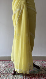 The drape from the back