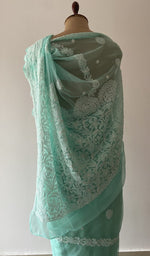 Close on the body of the saree