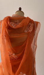 Close on the body of the saree