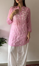 Pure Mul Chanderi texture in close up