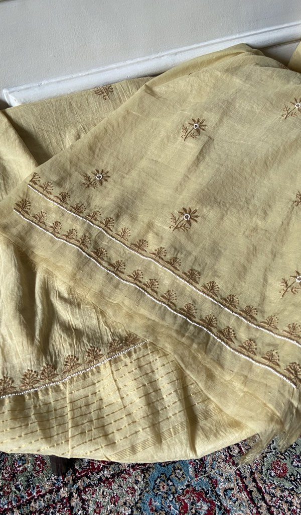 Close up of the thread work