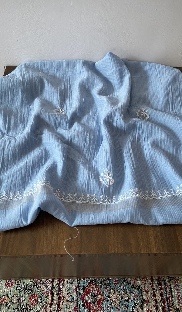 Kurta piece and dupatta laid out