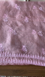 The mauve pink kurta, spread out flat