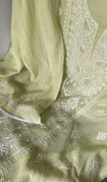 Gala and neckline, fine chikankari with haath ki jaali on panel