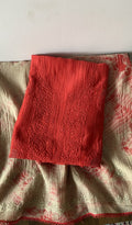 Rimsha — Red Pure Mul Chanderi Chikankari 2 Pc Unstitched Suit Set