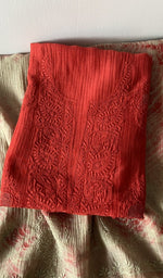 The folded set again, gala and placket in view
