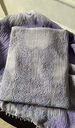 The folded set again, gala and placket in view
