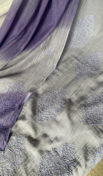 Fine chikankari with elephant motifs and haath ki jaali across the body of the kurta piece