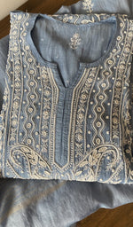 The folded set again, gala and placket in view