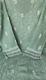 The bottom fabric laid out