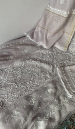 Front panel worked with beads, sequins and cutdana