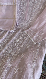 Close look at the neckline and yoke
