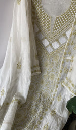 The folded set, kurta on top
