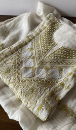 The folded set again, gala and placket in view