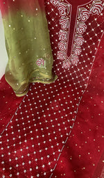 Gala and neckline, fine resham work