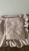 Shirin — Pink Pure Mul Chanderi Gold Thread Chikankari 2 Pc Unstitched Suit Set